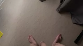 Big cock shaking