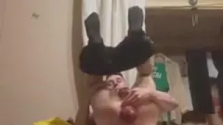 I'm Lying on My Back and Showing off My Anal Prolapse While No One Is Home