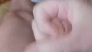 Lying on the couch and jerking off me waiting for someone to help