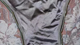 Cum on wife's panties 42