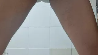 Straw in the bathroom