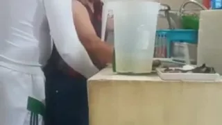 Maid Fucked by Her Boss, My Wife Almost Caught Us