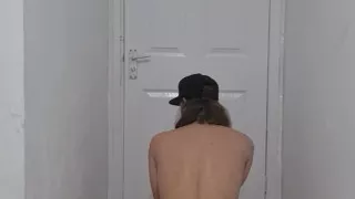Uncut amateur real homemade bathroom semi nude photoshoot