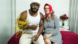 Grandma Rough Ass Fucked by an Electrician
