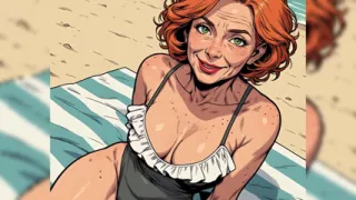 Revealing Swimsuits with Mature Cleavage (naughty Ai)