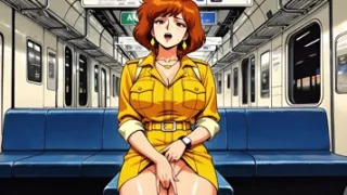 April Oneel Got After Meeting the Teenage Mutant Ninja Turtles and Howled Right on the Subway in the Ai Adaptation