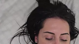 Milf titty fucked and facialised hard!