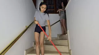 Lesbian Pee Swallow Top Girls and Sealed Mouth Pissing Super Skinny Girl