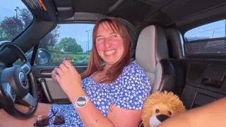 Real British MILF Drives Me in Her Car and Jerks Me off!