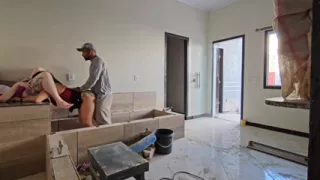 The Construction Worker Was Very Pleased When He Received a Visit From His Bosses at the Construction Site.
