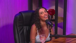 Young Latina with Perfect Body and Curly Hair Giving Dirty Talk