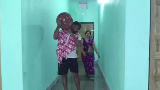 Sexy indian housewife chitting her husband, fucking by a gas delivery boy