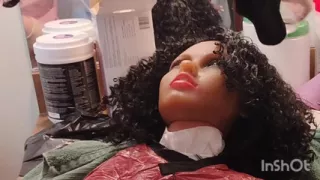 Ebony sex slave filthy curls cut by owner