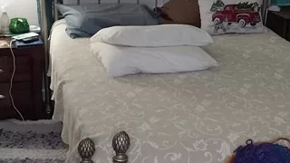 Hot MILF BBW Makes Her Bed Then Masturbates And Has A Good Orgasm!