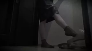 Mesmerizing shiny nylon socks