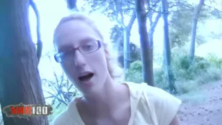 Starla-candy Beautiful French Blonde Starla Candy Pees in the Woods Then Sucks Terry's Cock
