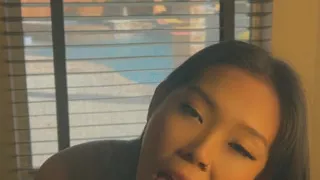 sexy asian girl giving handjob and blowjob huge cumshot