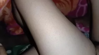Step sister on my bed