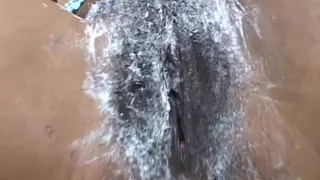 Black pussy fucking licking after pussy shaving