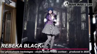 386-Backstage photoshoot Rebeka Black - Adult