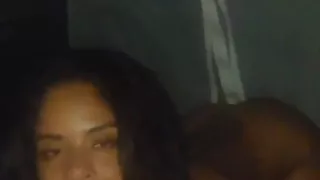 A Strange Woman in the Camping Tent