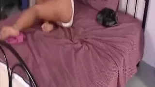 Brunette Spreads and Fingers Her Wet Pussy