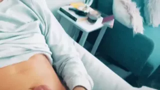 I was very happy to cum on my cock.