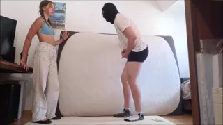 Hard Kicks From Her in the Balls