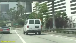 Busty teen picked up for her first bang-van gangbang