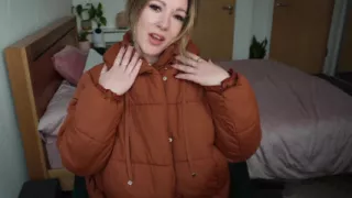 Down Jacket Cock Tease