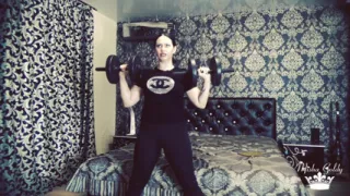 Intense exercises and strain and struggle with big weights
