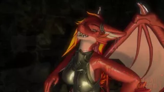 POV Horny dominant femdom futa dragon makes you serve her...