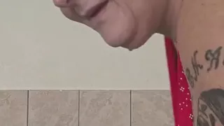 BBW Princess Sucking His Cock Underwater with Her Naughty Stepfather