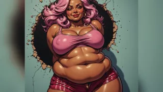 Curvy Sexy Women Art