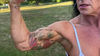 Muscle MILFs Cum Command JOI