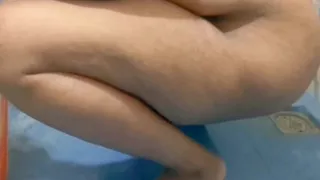 Desi Tamil BBW Wife Maya Post Sex Nude Bathroom Wash & Slow Saree Dressing Tease While Cuck Films