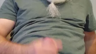 Self cum on my mouth facial