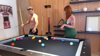 Pool Game Ends in Hot Fuck with Big Ass Latina - Devil Khloe