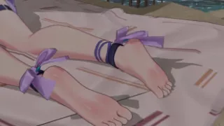 Zenless Zone Zero - Vivian's Secret Beach Sex with Wise Seductive Moans - 3D NSFW Animation