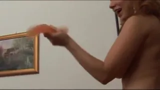 Lesbians babe masturbating pussy dildo playing