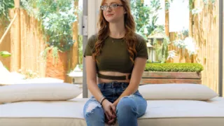 Shy redhead has the bang of her life