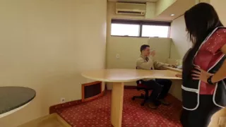 Sexy Dominant Maid Punishes Chauvinist Big Boss