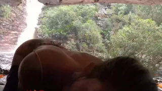Dreadhot Gets Fucked Raw in a Cave - Risky Outdoor Sex