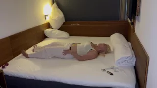 Hotel room satisfaction before fucking she gets it herself and leads me to the boner