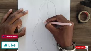 Beautiful Transzender Handmade Drawing Art