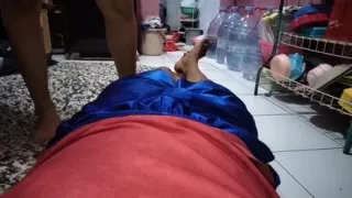The pleasure of when I put my in my wife's mouth on a cold night