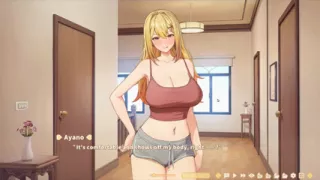 Hentai Game - Ayano Cowgirl scene - Hentai Gameplay Animation