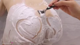 Kinky StepSister Loves to Shave Her Stepbrother's Hairy Ass