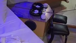 Argentinian asshole meets a bull in a hotel and sends a video to her husband being fucked very hard