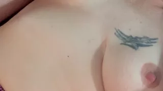 Cum On My Wife's Big Tits